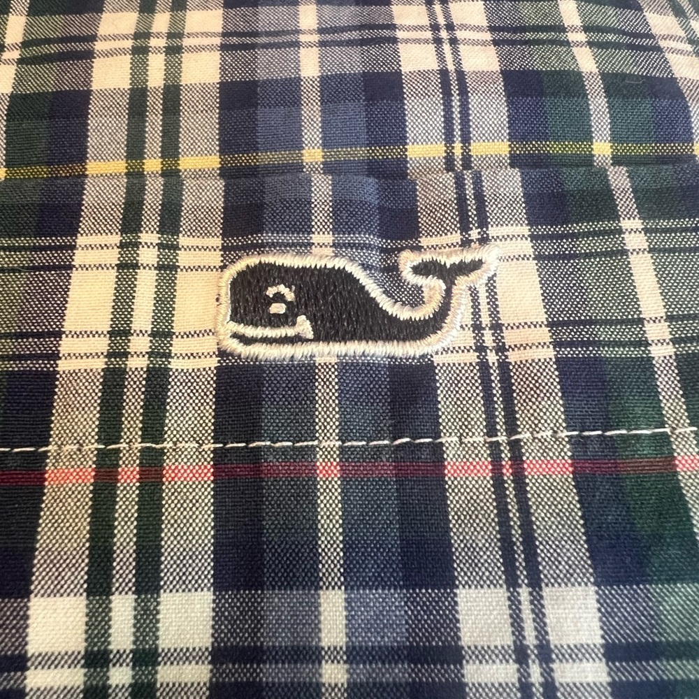 Vineyard Vines Men’s Slim Fit‎ Tucker 100% Cotton Shirt Medium Plaid Long Sleeve - Picture 4 of 6